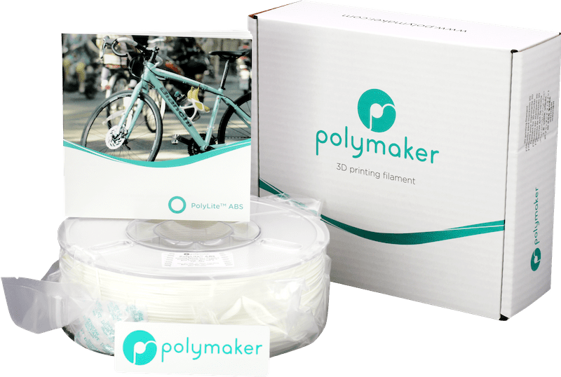 Polymaker PolyLite ABS Filament Weiss 1,75 mm