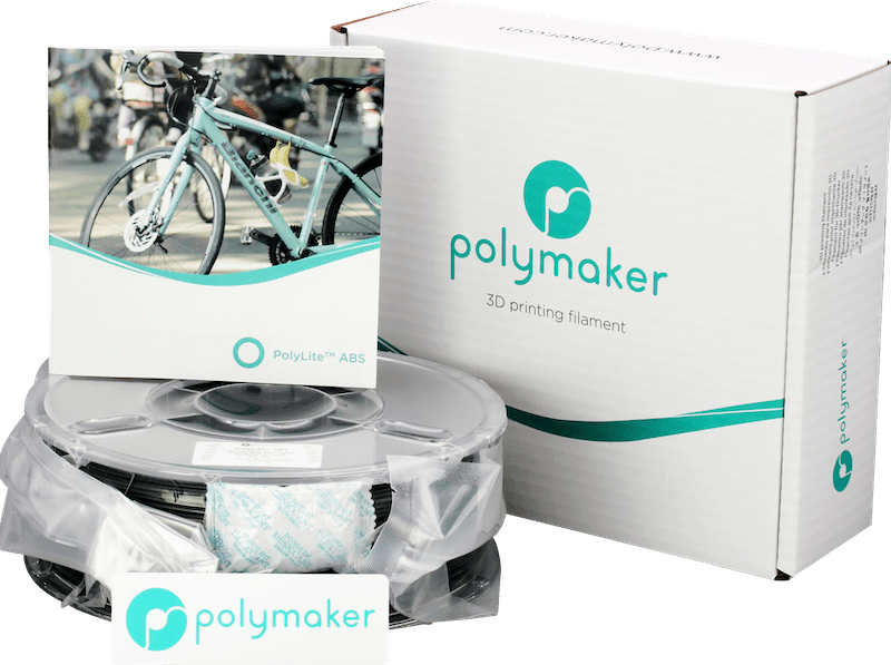 Polymaker PolyLite ABS Filament Schwarz 1,75 mm