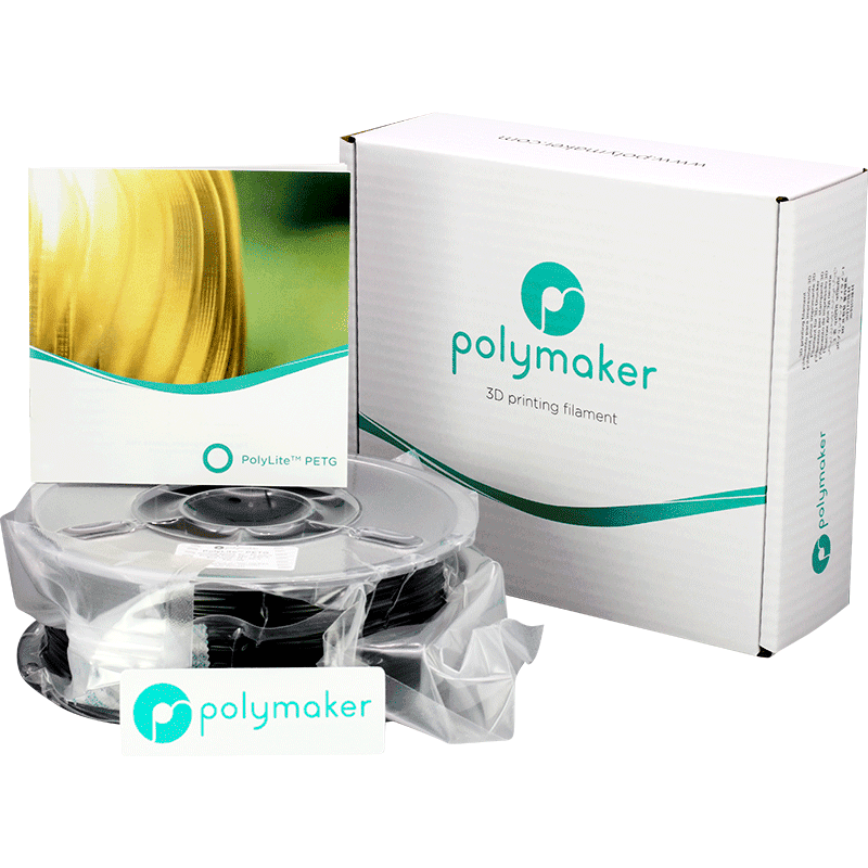 Polymaker PolyLite™ PETG Filament Schwarz 1,75 mm